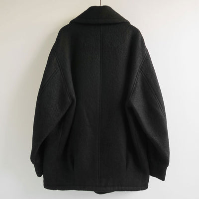 【AURALEE/オーラリー】<br>BRUSHED ALPACA WOOL MELTON HALF COAT <br>A23AC04AS