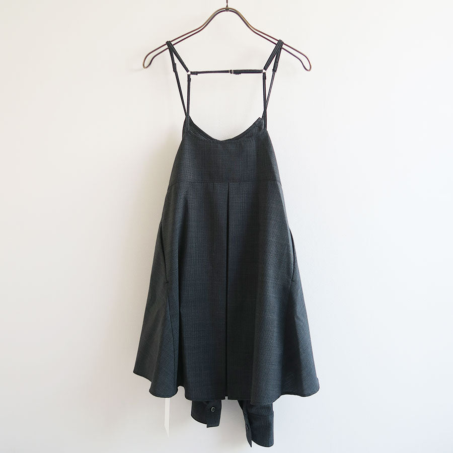 【RYU KAGA/リュウ カガ】<br>Wool tropical shirts camisole <br>85RB01D