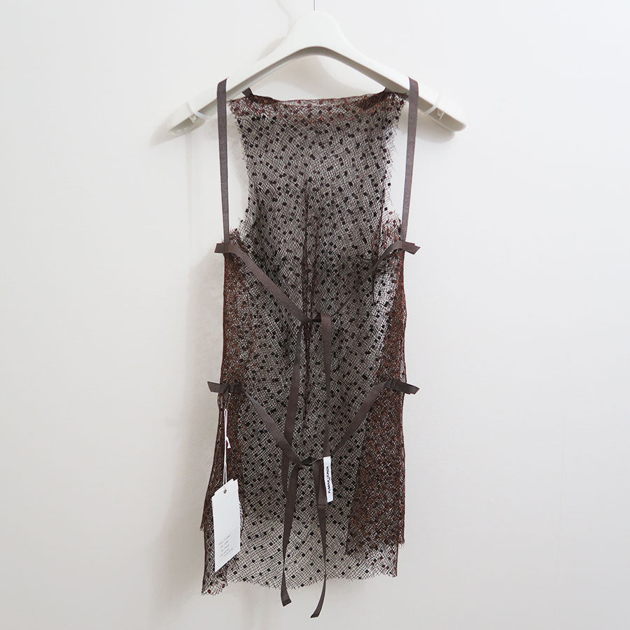 FUMIKA UCHIDA/フミカウチダ】Dots Emb. tulle bib top X-TP007の通販
