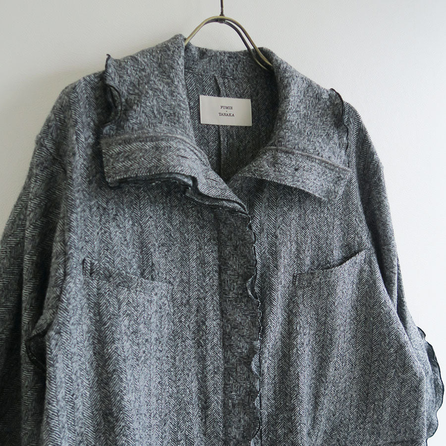 【FUMIE TANAKA/フミエタナカ】 <br>frills all-in-one <br>F25A-11