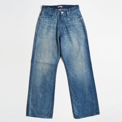 【AURALEE/オーラリー】<br>SELVEDGE FADED LIGHT DENIM PANTS <br>A23AP03DE