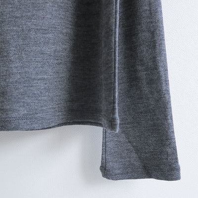 【IIROT/イロット】<br>Wool Drape Open Shoulder <br>031-025-CT005