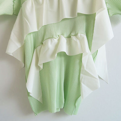 【to do kotohayokozawa/コトハヨコザワ】<br>Todo wave short sleeve top Highneck type <br>TD23A-P04