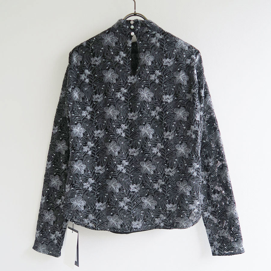 【EBONY/エボニー】<br>Embroidery Lace Tops <br>E23AW/T-02