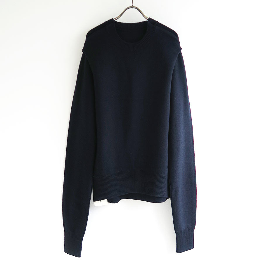 【INSCRIRE/アンスクリア】<br>2 Way Sweater <br>I24AW-K10