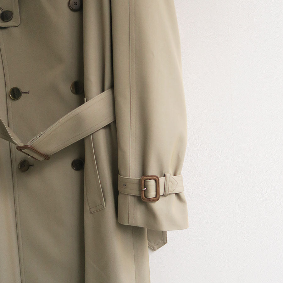 【AURALEE/オーラリー】<br>LIGHT WOOL MAX GABARDINE CHAMBRAY TRENCH COAT <br>A25SC04MC