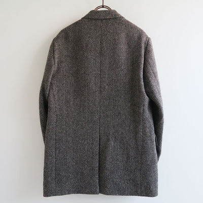 【AURALEE/オーラリー】<br>LAMA SHETLAND WOOL TWEED OVER JACKET <br>A24AJ06LS