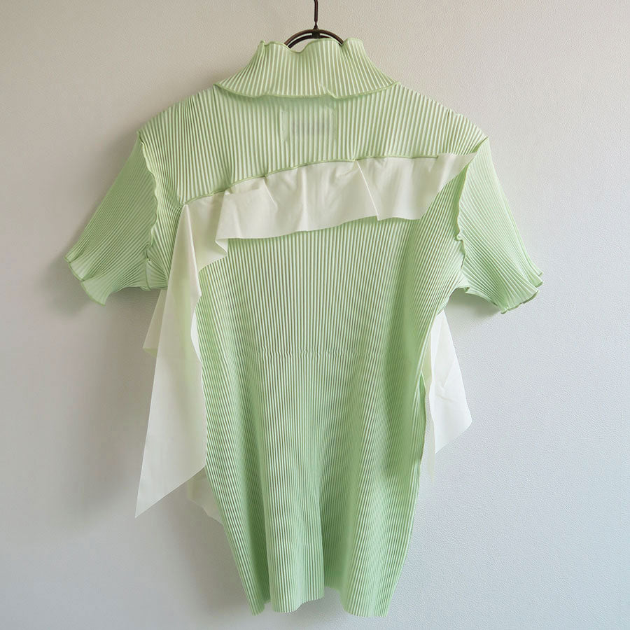 【to do kotohayokozawa/コトハヨコザワ】<br>Todo wave short sleeve top Highneck type <br>TD23A-P04