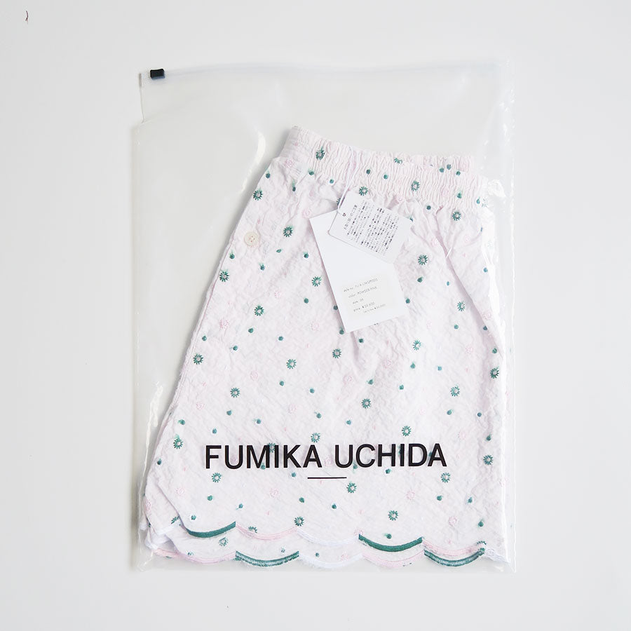 FUMIKA UCHIDA/フミカウチダ】Seersucker Trunk Shorts X-UWSPT005の
