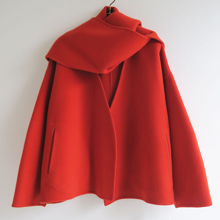 IIROT/イロット】Extra fine Merino Wool Coat 032-025-WC40の