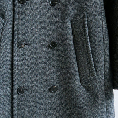 【9/5からポイント10%還元】<br>【AURALEE/オーラリー】<br>SHETLAND WOOL DOUBLE CLOTH COAT <br>A25AC03HD