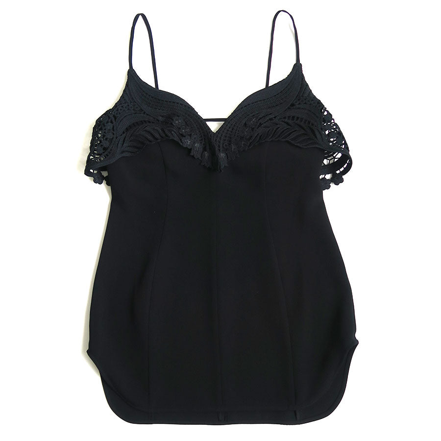 【Mame Kurogouchi/マメ】<br>Embroidered Camisole Top <br>MM25SS-SH096