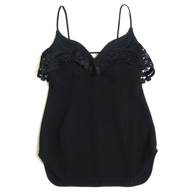 【Mame Kurogouchi/マメ】<br>Embroidered Camisole Top <br>MM25SS-SH096
