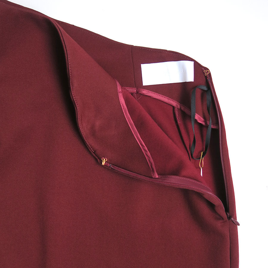 【Mame Kurogouchi/マメ】<br>Double Jersey Asymmetric Skirt <br>MM25FW-JS059