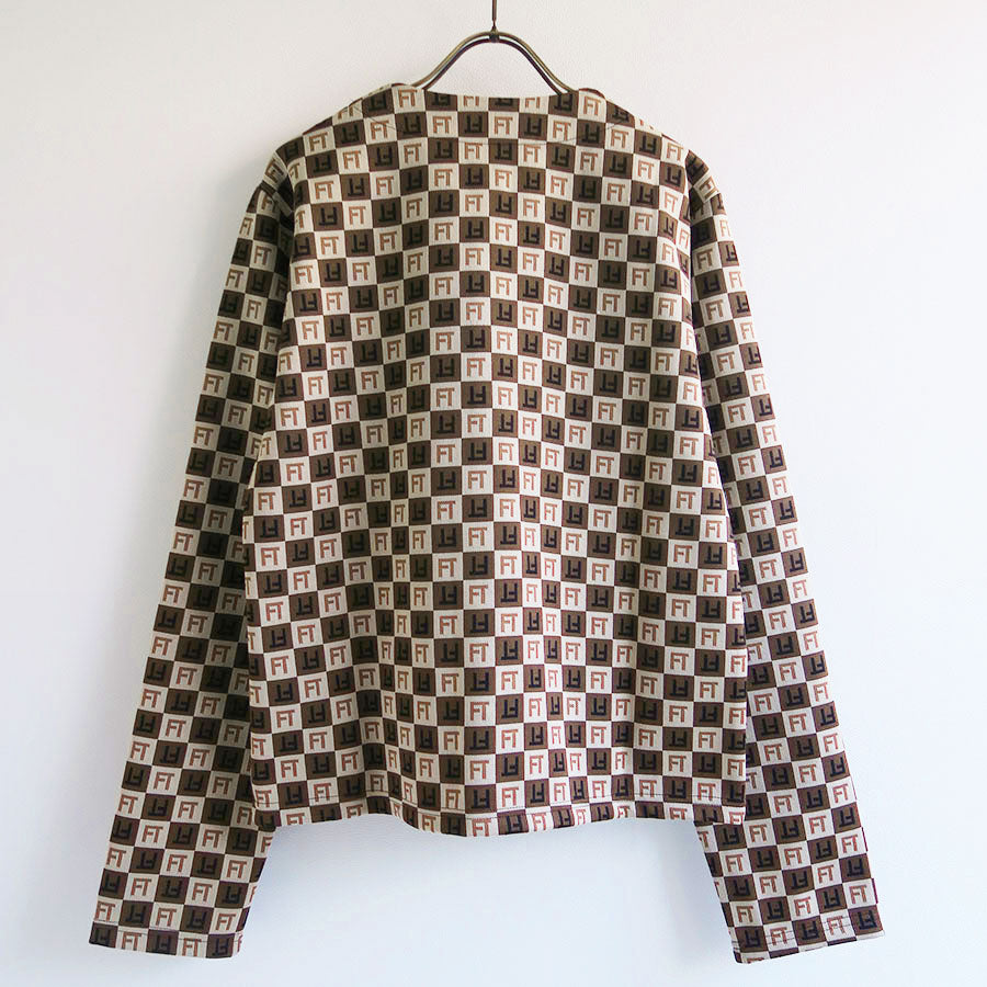 【FUMIE TANAKA/フミエタナカ】jacquard cardigan <br>F23A-26