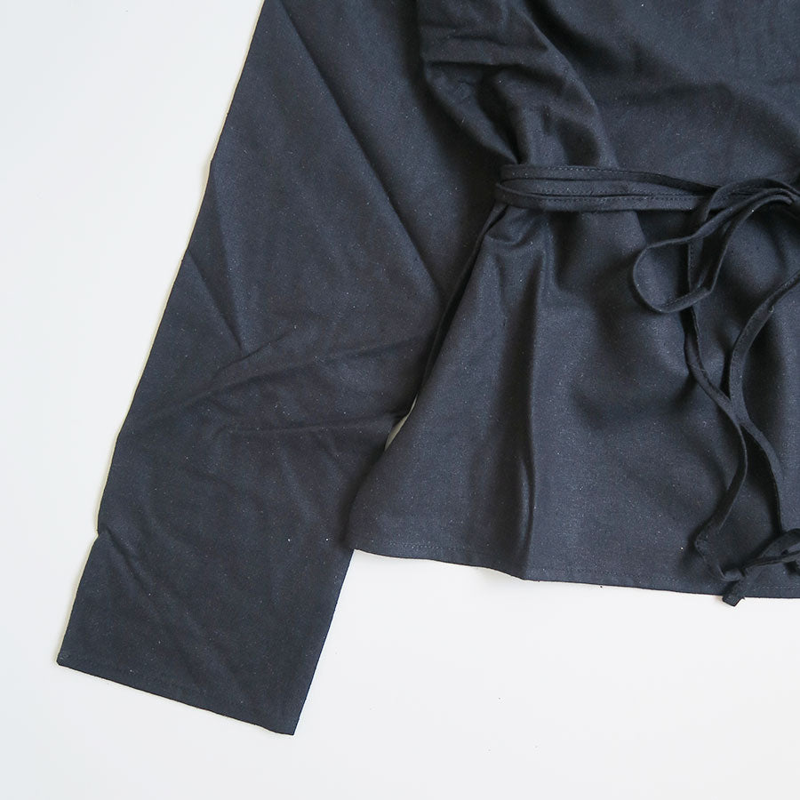 【Baserange/ベースレンジ】<br>LONG SLEEVE APRON TOP <br>TSLSA-WS-WI25