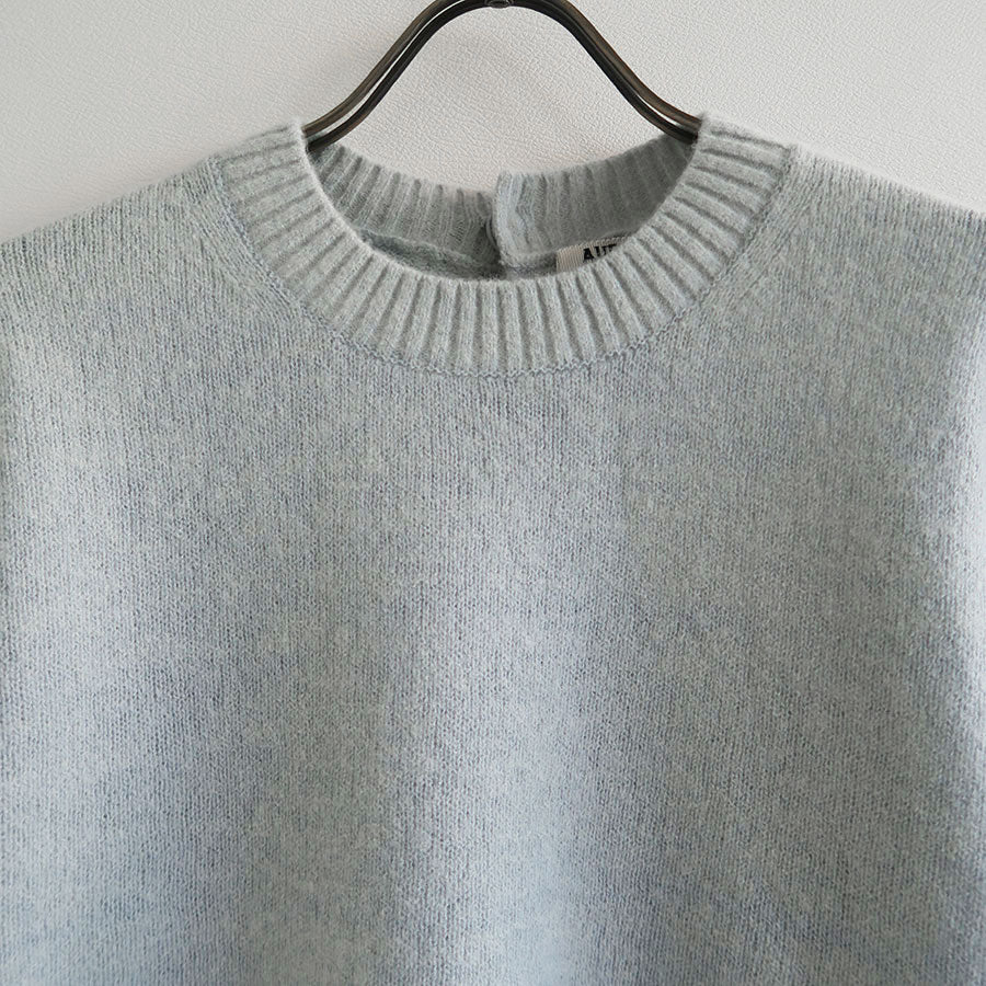 【AURALEE/オーラリー】<br>BRUSHED RASCHEL MOLE KNIT P/O <br>A23AP01RM