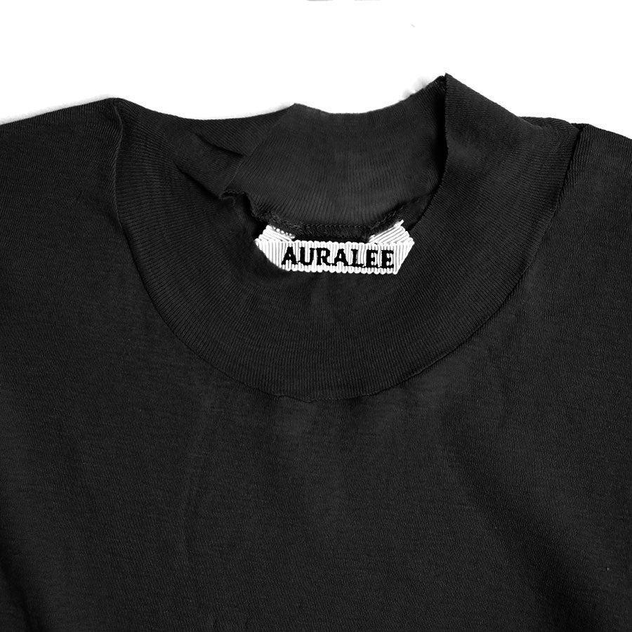 【AURALEE/オーラリー】<br>SUPER HIGH GAUGE SHEER RIB L/S TEE <br>A00T01HF