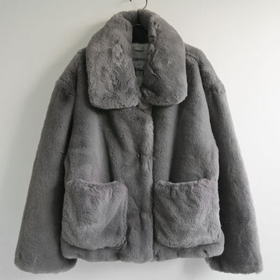 【jakke/ジャッキー】<br>TRACI COAT (GREY) <br>J2220C17