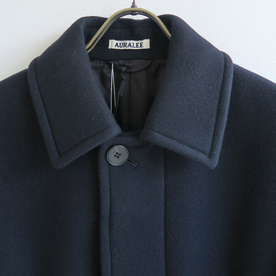 【AURALEE/オーラリー】<br>SPONGE WOOL MELTON SOUTIEN COLLAR COAT <br>A24AC04SB