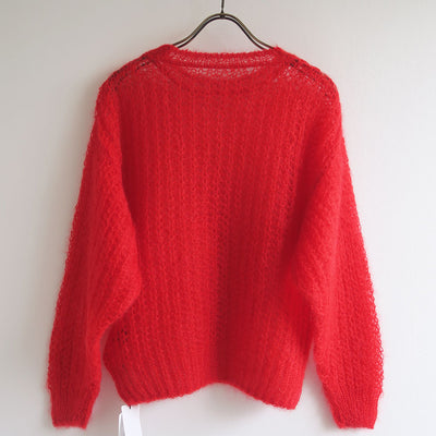 【BATONER/バトナー】<br>FLUFFY MOHAIR BOAT NECK <br>BN-25FL-027