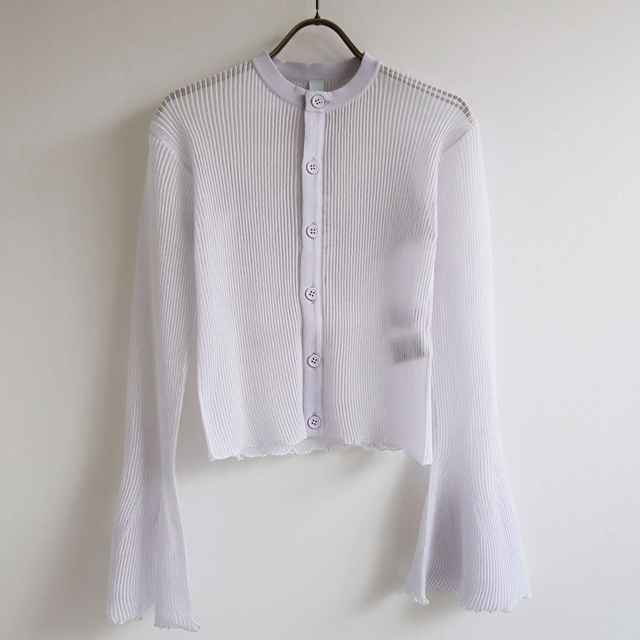 CFCL/シーエフシーエル】HYPHA LUCENT GLITTER BELL SLEEVE CARDIGAN