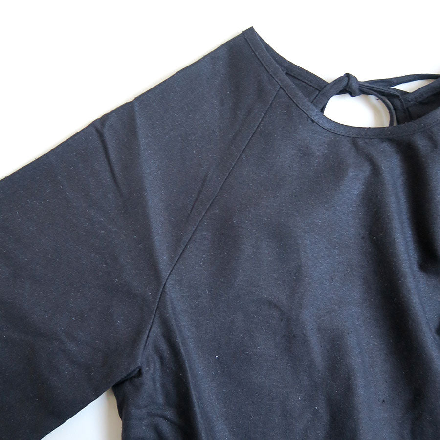 【Baserange/ベースレンジ】<br>LONG SLEEVE APRON TOP <br>TSLSA-WS-WI25