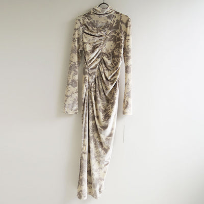 【PHOTOCOPIEU/フォトコピュー】<br>ASYMMETRIC JERSEY DRESS (TAMARA) <br>252TAM