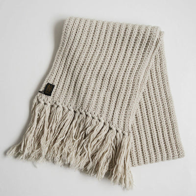 【BATONER/バトナー】<br>FRINGE BIG MUFFLER <br>BN-23FL-013