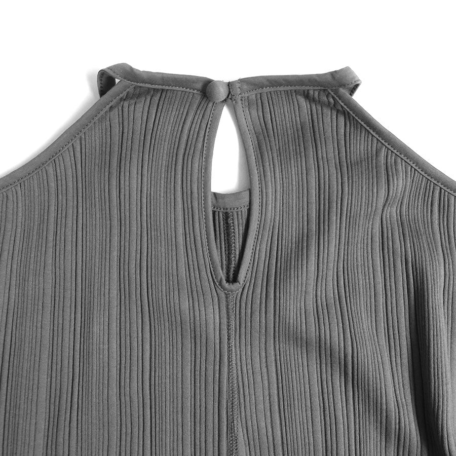 Mame Kurogouchi/マメ】Random Ribbed Organic Cotton 2way