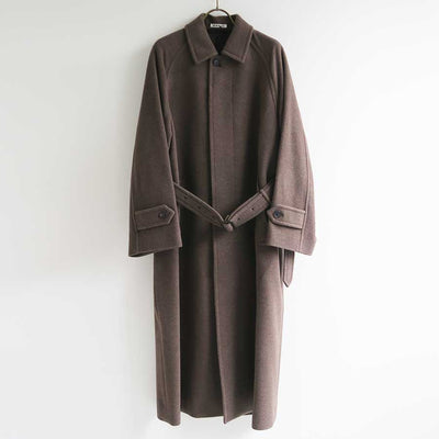 【11/7からポイント10%還元】<br>【AURALEE/オーラリー】<br>SUPER FINE WOOL MOSSER SOUTIEN COLLAR COAT <br>A25AC04WM