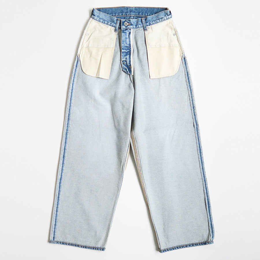 INSCRIRE アンスクリア　コーデュロイ デニム　パンツ INSCRIRE アンスクリア Bshop別注 コーデュロイ デニムパンツ 44