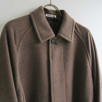 【11/7からポイント10%還元】<br>【AURALEE/オーラリー】<br>SUPER FINE WOOL MOSSER SOUTIEN COLLAR COAT <br>A25AC04WM