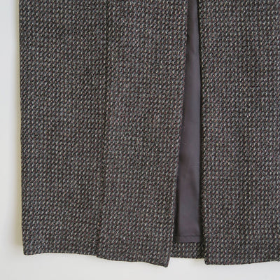 【AURALEE/オーラリー】<br>ALPACA WOOL SILK TWEED PENCIL SKIRT <br>A25AS06LS