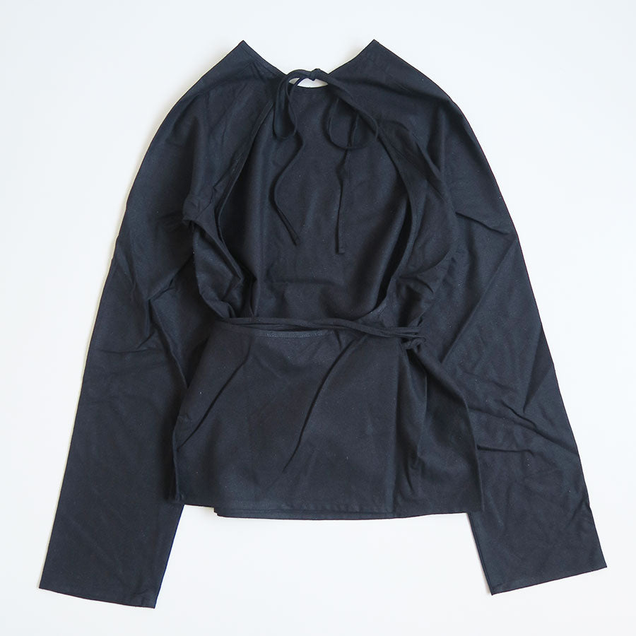 【Baserange/ベースレンジ】<br>LONG SLEEVE APRON TOP <br>TSLSA-WS-WI25