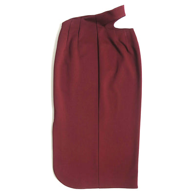 【Mame Kurogouchi/マメ】<br>Double Jersey Asymmetric Skirt <br>MM25FW-JS059