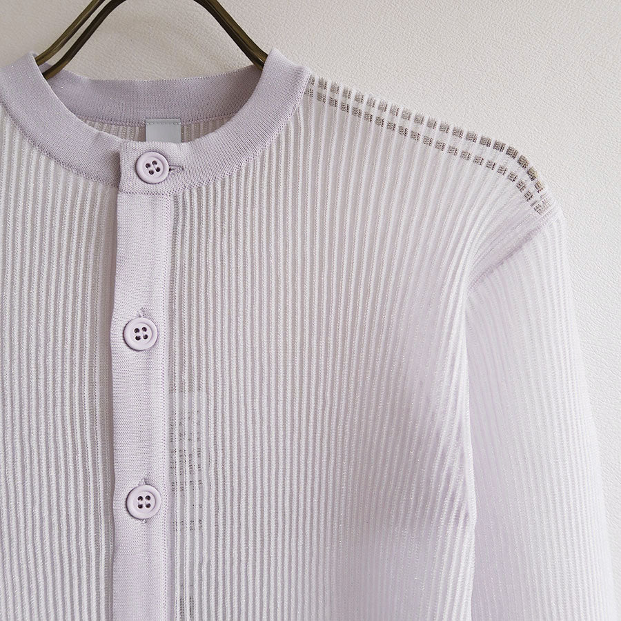 CFCL/シーエフシーエル】HYPHA LUCENT GLITTER BELL SLEEVE CARDIGAN