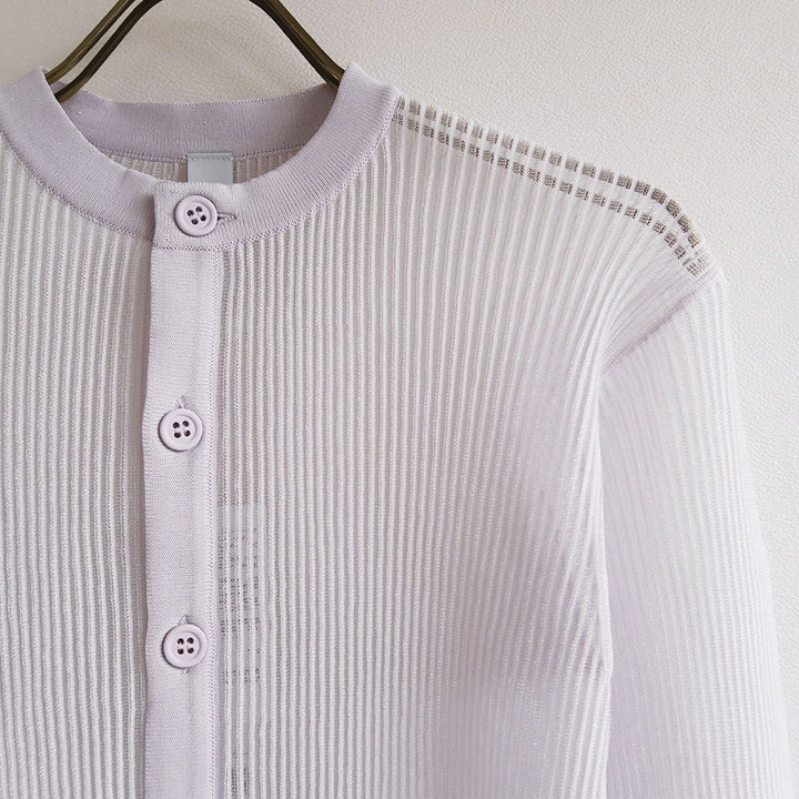 CFCL/シーエフシーエル】HYPHA LUCENT GLITTER BELL SLEEVE CARDIGAN