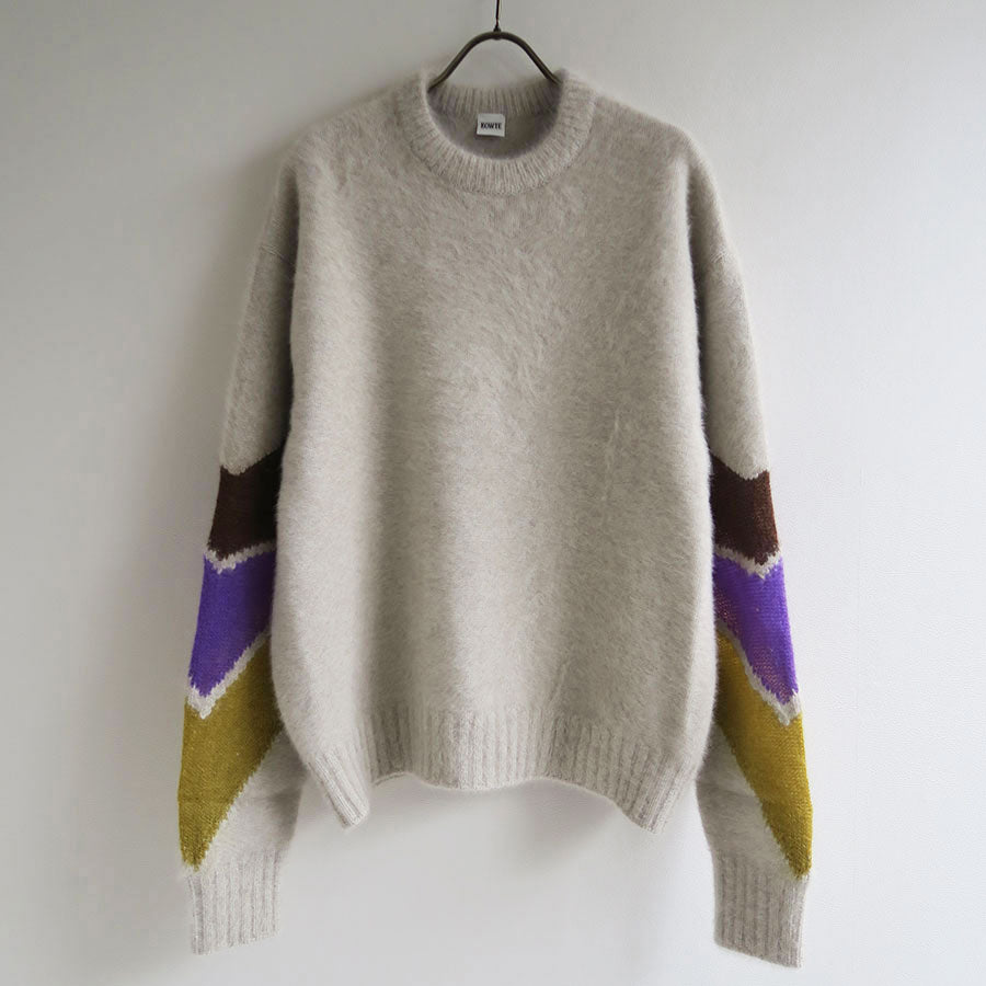 【BOWTE/バウト】<br>NATURAL FOX INTARSIA SLEEVE <br>232-03-0003