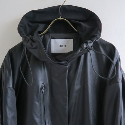 【IIROT/イロット】<br>Leather touch tech Coat <br>028-024-WC34