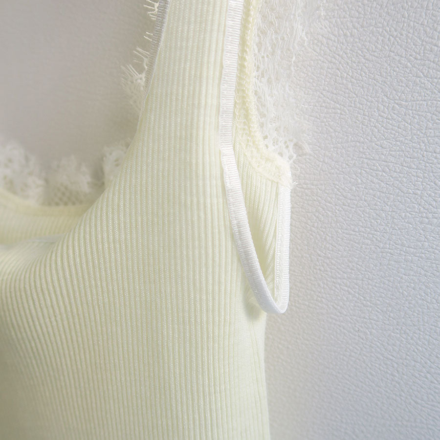 【FUMIKA UCHIDA/フミカウチダ】 <br>RIB CAMISOLE UNDERWEAR <br>W-UW006