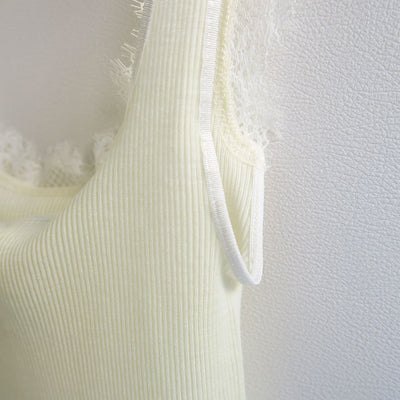 【FUMIKA UCHIDA/フミカウチダ】 <br>RIB CAMISOLE UNDERWEAR <br>W-UW006