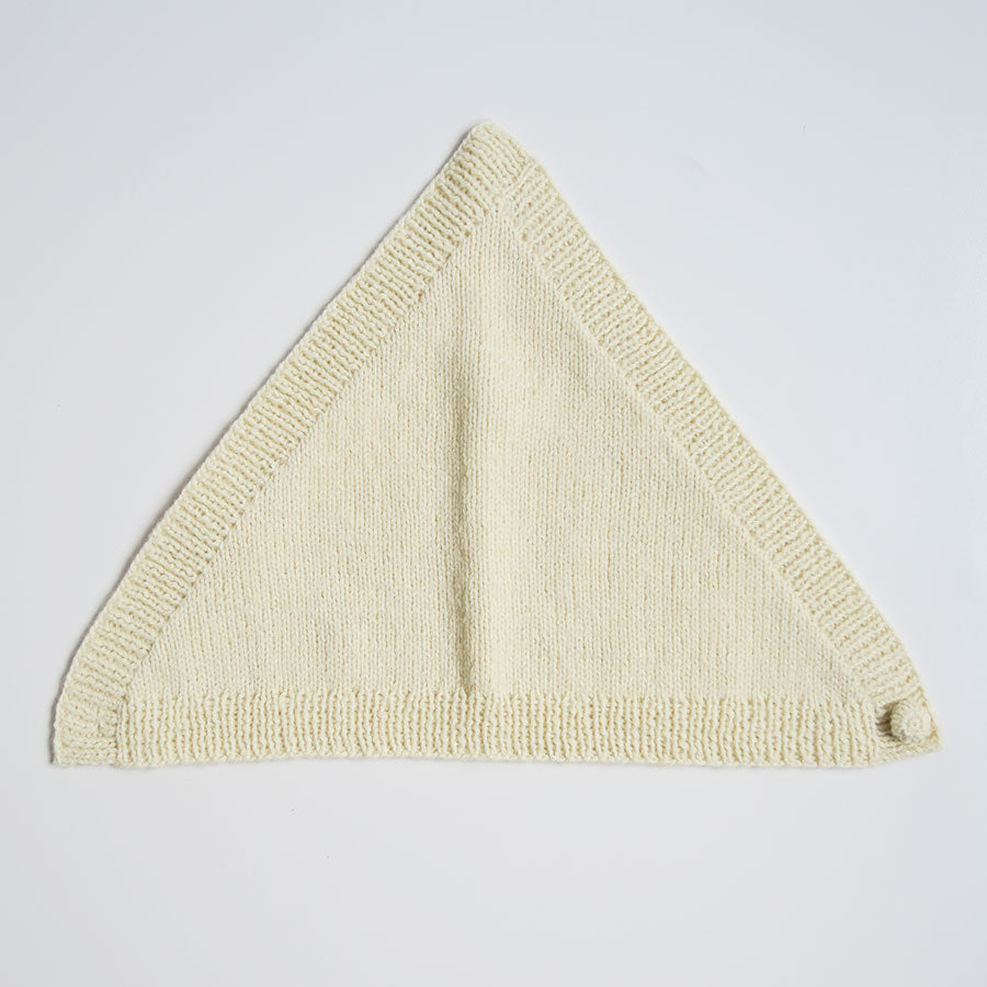 【FUMIKA UCHIDA/フミカウチダ】 <br>SHETLAND HAND KNITTED KERCHIEF <br>W-GD002