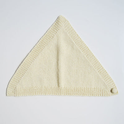【FUMIKA UCHIDA/フミカウチダ】 <br>SHETLAND HAND KNITTED KERCHIEF <br>W-GD002