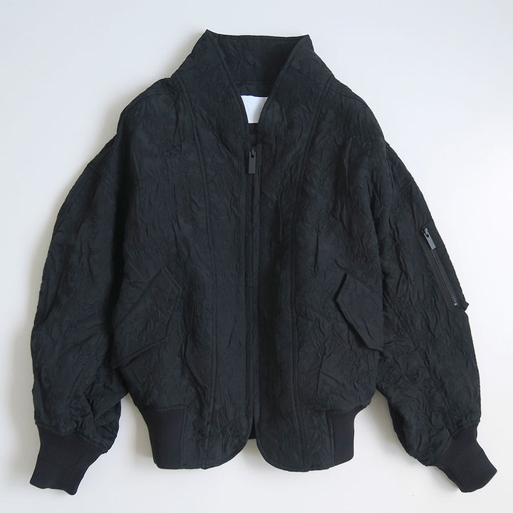Mame Kurogouchi/マメ】Floral Jacquard Triple Cloth Jacket