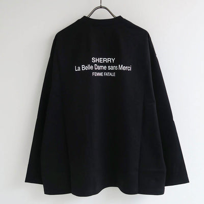 【Oh, Sherry/オーシェリー】<br>"Femme Fatale" L/S Tee <br>5078500010