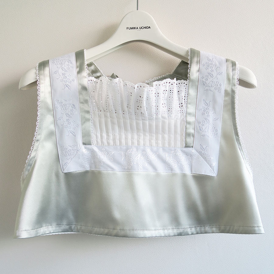 FUMIKA UCHIDA/フミカウチダ】Stretch Satin Bib Top Y-TP004の通販