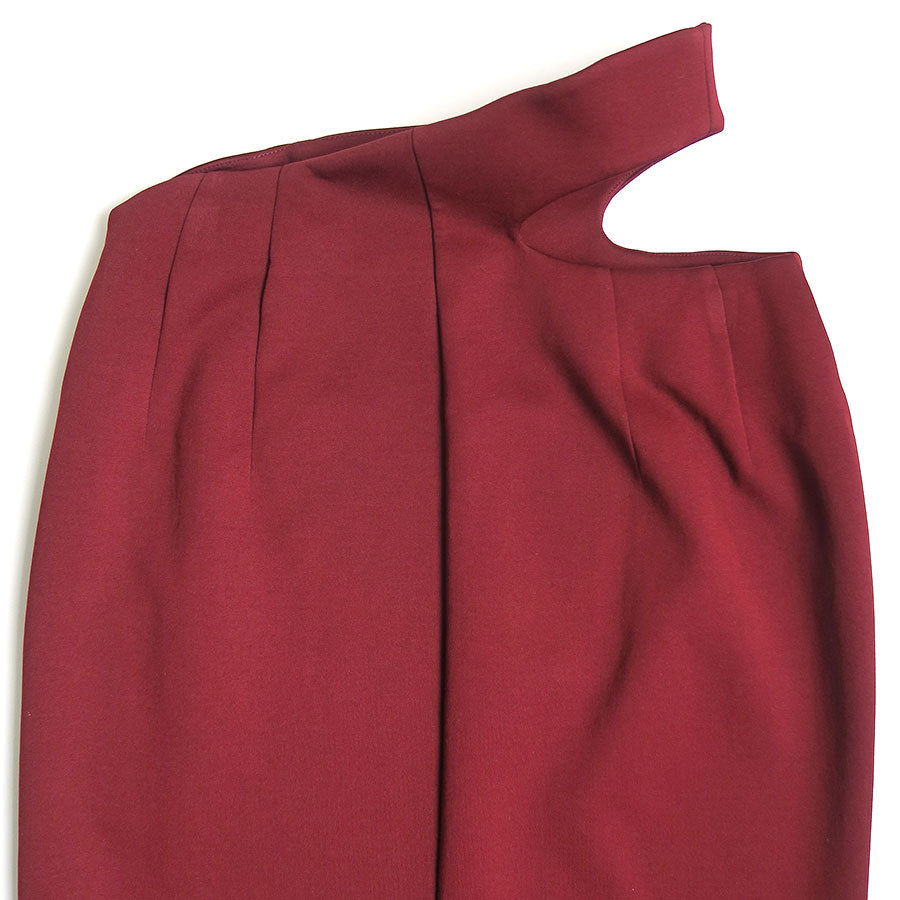 【Mame Kurogouchi/マメ】<br>Double Jersey Asymmetric Skirt <br>MM25FW-JS059