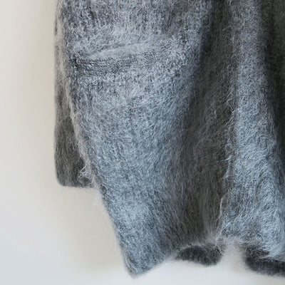 【JUN MIKAMI/ジュンミカミ】<br>モヘアVネックカーディガン <br>23AW-11-N