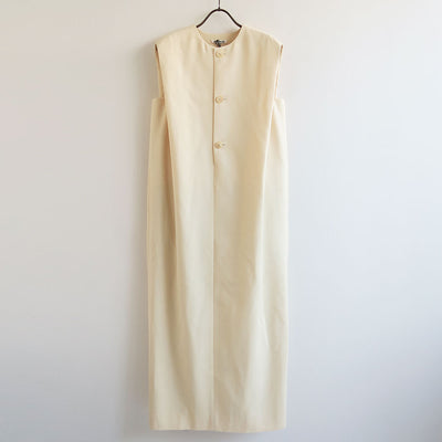 【AURALEE/オーラリー】<br>STRUCTURED WOOL DOUBLE CLOTH SLEEVELESS DRESS <br>A25AD01HP